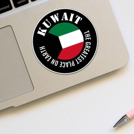 Kuwait Circle Sticker