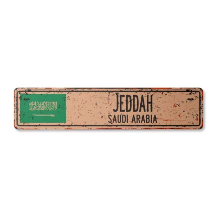 Jeddah Vintage Plate Sticker